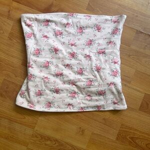 Reversible Floral Print Tube Top